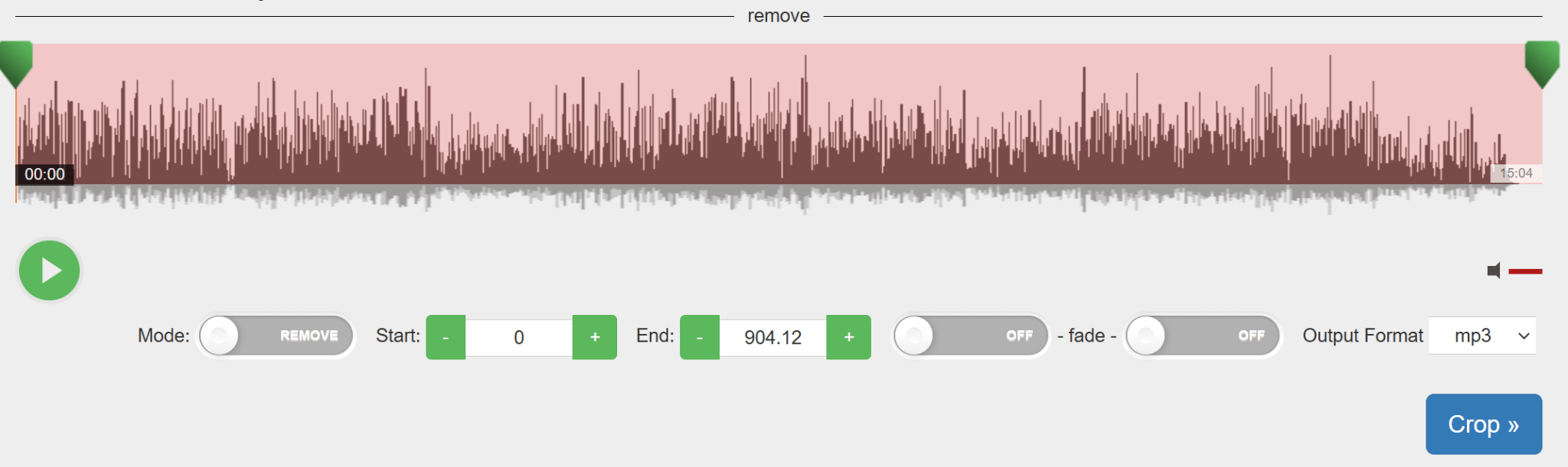 مرحله 6- برش فایل صوتی در audiotrimmer